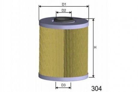 Фильтр топливный MISFAT F686 (фото 1)