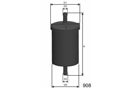 Фiльтр паливний MISFAT E710