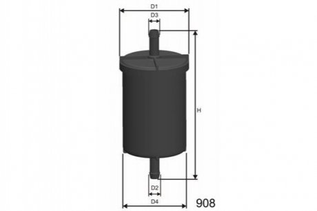 Фильтр топливный MISFAT E710 (фото 1)