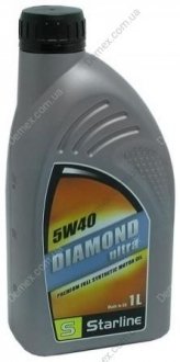 Моторное масло DIAMOND ULTRA 5W40 1л. STARLINE NA DU-1