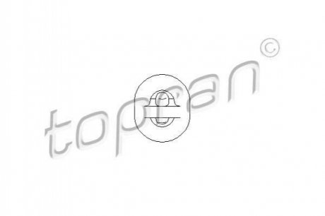 Кронштейн, глушитель TOPRAN 104403 (фото 1)