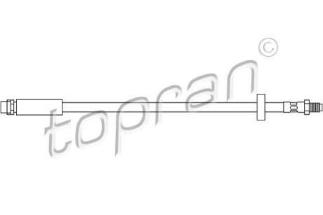 Тормозной шланг TOPRAN 110400