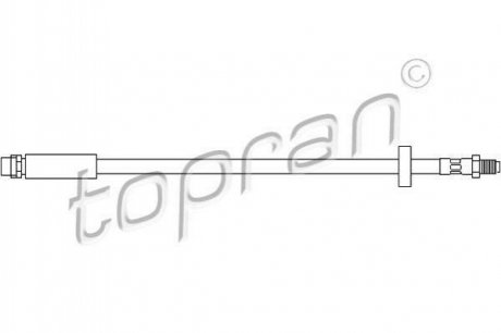 Гальмівний шланг TOPRAN 110400 (фото 1)