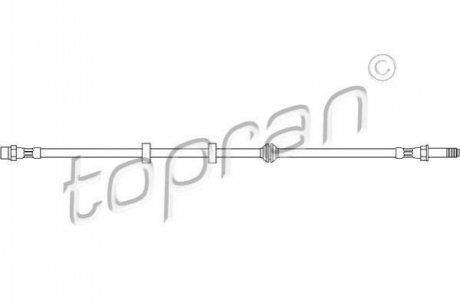Тормозной шланг TOPRAN 110401 (фото 1)