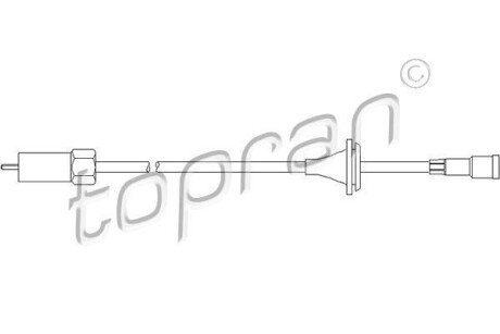 Трос спідометра TOPRAN 202220