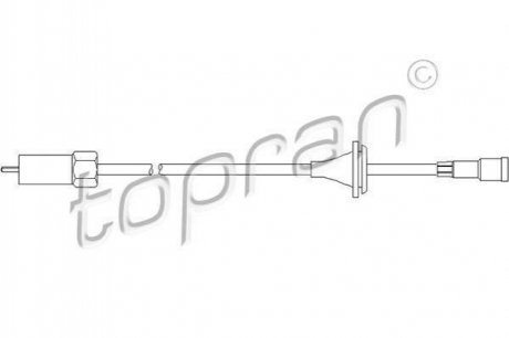 Трос спідометра TOPRAN 202220 (фото 1)