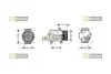 Комп-р кондиц. [OE 82 00 050 141] RENAULT MEGANE I / SCENIC / NISSAN ALMERA / QASHQAI STARLINE DK STK0245 (фото 1)