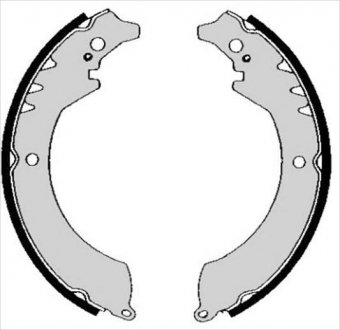 Тормозные колодки барабанные, к-кт. STARLINE BC 05230