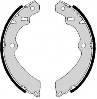 Тормозные колодки барабанные, к-кт. STARLINE BC 05710