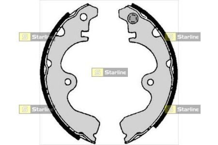 Тормозные колодки барабанные, к-кт. STARLINE BC 06940