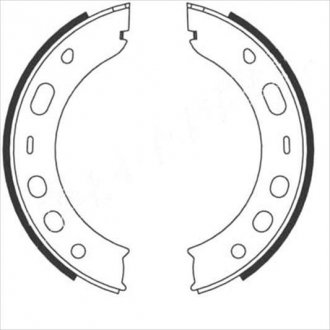 Тормозные колодки барабанные, к-кт. STARLINE BC 09000