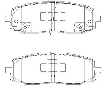 Колодки тормозные дисковые, к-кт. STARLINE BD S449