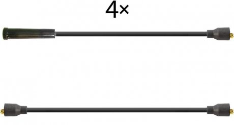 Комплект кабелiв запалювання STARLINE ZK 3604
