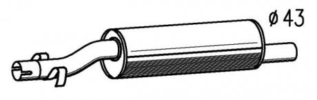Деталь выхлопной системы STARLINE 18.18.424