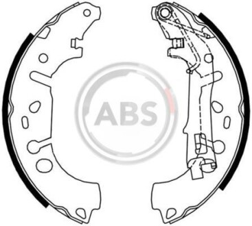 Гальмівні колодки барабан A.B.S. A.B.S. 9215