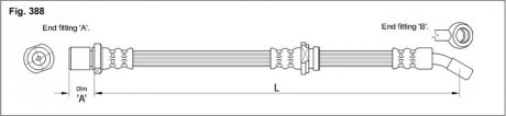 Тормозной шланг STARLINE HA ST.1158