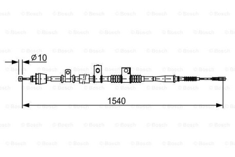 Гальмівний трос BOSCH 1987482621