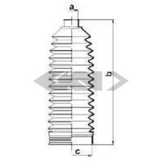 Пильник рульового механізму (GKN) SPIDAN 83997