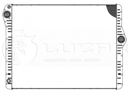 Радиатор охл. для а/м BMW 5 (F10) (10-) 2.5i/3.0i [N52] LUZAR LRc 26113 (фото 1)