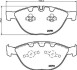 Тормозные колодки перед. BMW 5(E60)/7(E65) 04-10 (ATE) (193,2x79,2x20,8) PAGID HELLA 8DB355006-551 (фото 2)