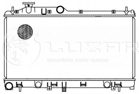 Радіатор охл. для а/м Subaru Forester S12 (08-) 2.0i/2.5i MT LUZAR LRc 2212 (фото 1)
