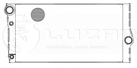 Радиатор охл. для а/м BMW 5 (F10) (10-)/7 (F01) (08-) D LUZAR LRc 26114