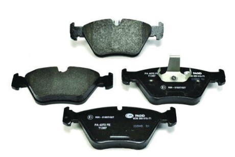 Тормозные колодки перед. BMW 5 (E39) 2.0-3.5i 95-03 PAGID HELLA 8DB355010-711