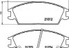 Гальмівні колодки перед. Hyundai Accent/Getz 94-10 PAGID HELLA 8DB355006-271 (фото 1)
