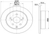 Тормозной диск зад. RAV4 lll / lV (PRO) PAGID HELLA 8DD355118-881 (фото 1)