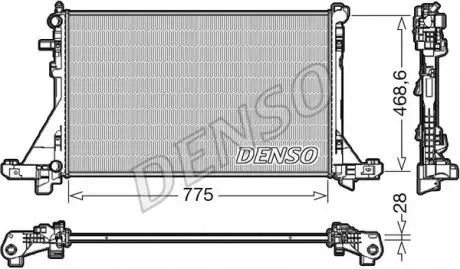 Радіатор Master / Movano / NV400 "10>> DENSO DRM23112