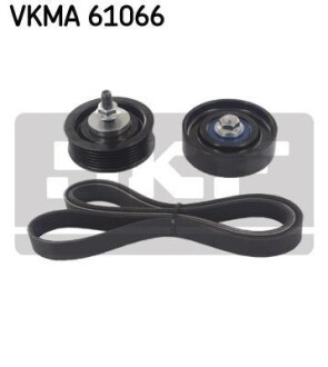 Поликлиновой ременный комплект SKF VKMA 61066