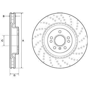 Тормозной диск DELPHI BG9149C