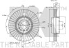 Тормозной диск NK 201547 (фото 3)