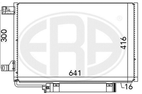 Радиатор ERA 667006