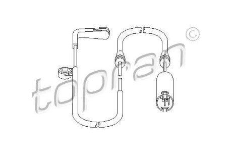 Датчик износа тормозных колодок TOPRAN 500667