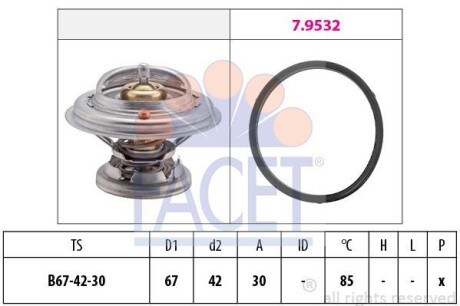 Термостат FACET 7.8280