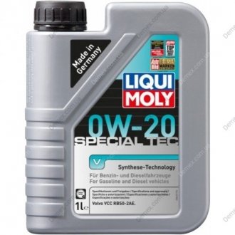 Моторное масло 20788 0W20 4л LIQUI MOLY 20788 0W20 4L (фото 1)