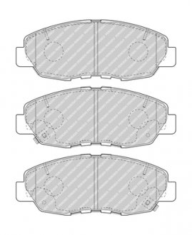 Гальмівні колодки, дискові FERODO FDB5022 (фото 1)