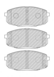 Тормозные колодки, дисковые. FERODO FDB5038