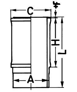 Гільза циліндра KOLBENSCHMIDT 89 735 110