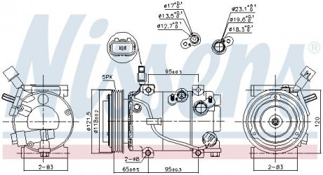 Компрессор кондиционера NISSENS 890640