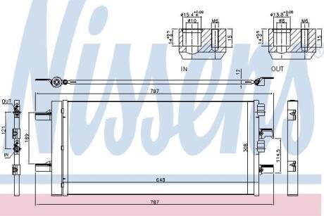 Радиатор кондиционера NISSENS 940509