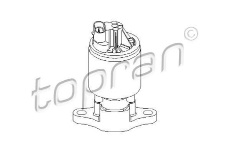 Клапан EGR TOPRAN 205 868