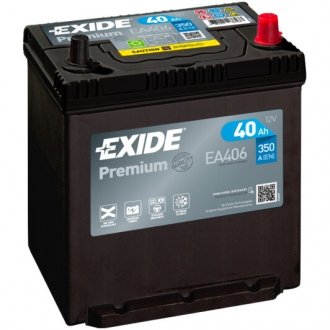 Акумулятор 6 CT-40-R Premium EXIDE EA406 (фото 1)