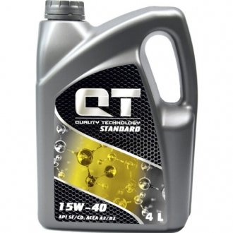 Моторное масло Standart 15W-40 SF/CD, 4л QT-OIL QT1115404