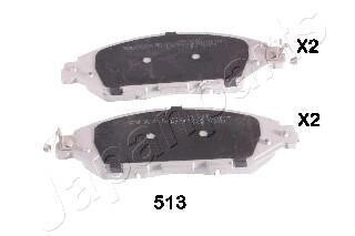 NISSAN Тормозные колодки передн.Murano 16-,Pathfinder IV 14- JAPANPARTS PA-513AF