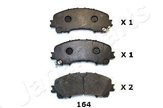 Колодки гальмівні NISSAN P. X TRAIL 1,6 13- JAPANPARTS PA-164AF