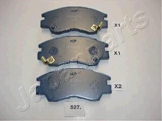 Колодки тормозные дисковые MITSUBISHI перед. L300 JAPAN PARTS JAPANPARTS PA-527AF