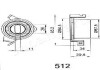 MITSUBISHI Натяжной ролик CARISMA /Galant E5: JAPANPARTS BE-512 (фото 2)