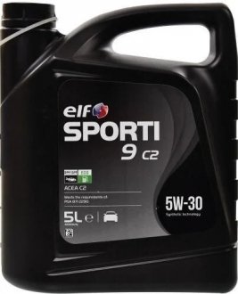 Моторна олива Sporti 9 C2 5W30 (5л.) ELF 210453